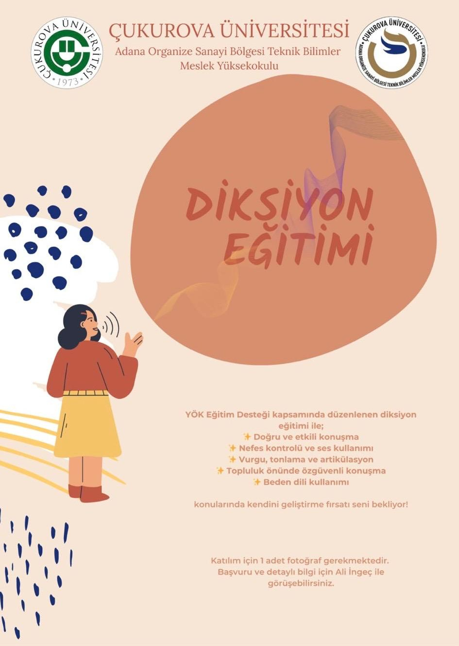 DİKSİYON EĞİTİMİ BAŞVURULARI BAŞLADI